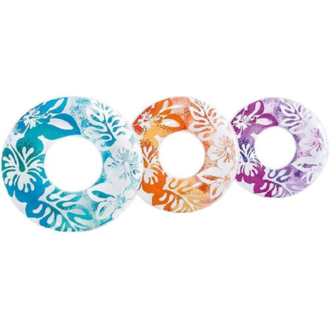 Trade Shop - RETTUNGSRING PALM FANTASY 3 VERSCHIEDENE FARBEN 91 CM FÜR POOL MEER SOMMER 59251 -