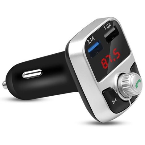 TRADE SHOP - Ricevitore Audio Per Auto Wireless Universale Bluetooth Accessori Usb E Vivavoce -