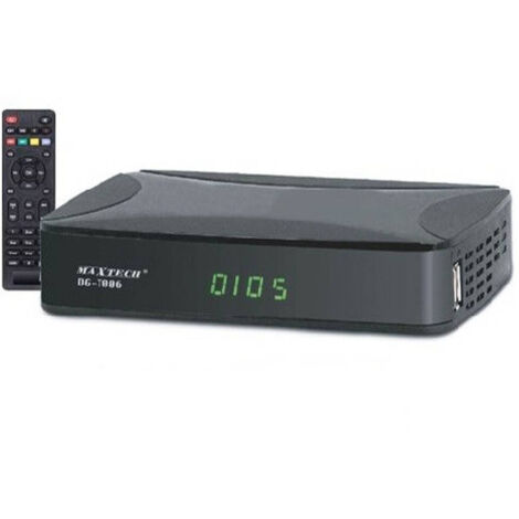 Trade Shop - Ricevitore Decoder Digitale Terrestre Dvb-t2 H.265 10bit Lan Telecomando Dg-t006 -