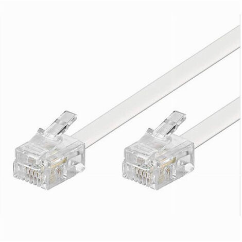 Trade Shop - Rj11 3mt Telephontical Collegation Prolunga Modem Maxtech Rj11-3.0m -