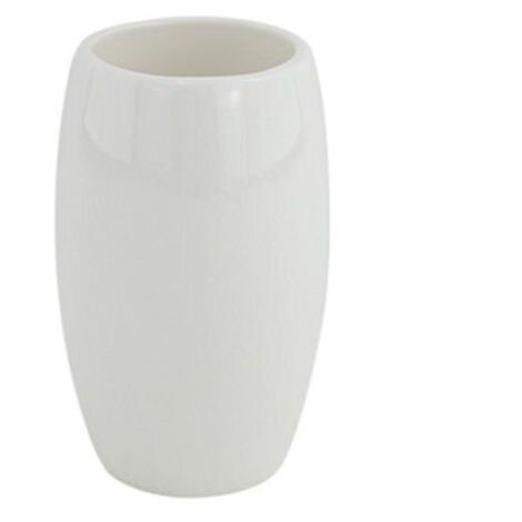 Trade Shop - ROOMS BICCHIERE BIANCO PELLE ACCESSORIEN NACH BAGNO ELEGANTE 87887 -