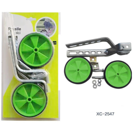 Trade Shop - ROTELLE FÜR BICICLETTA UNIVERSALI RUOTE SUPPLEMENTARIEN LATERALI XC2547 -