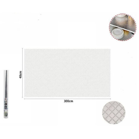 TRADE SHOP - Rotolo Adesivo Alluminio 40cmx3mt Per Cassetti Mobili Armadi Parati Cucina 70505 -