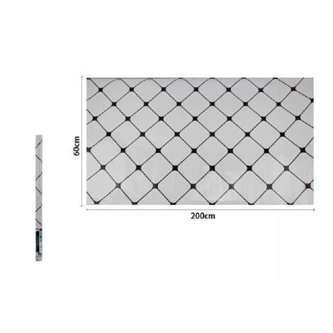 Trade Shop - Rotolo Adesivo Per Muri Parete Carta Da Parati Adesiva 60cm X 2mt Retinata 70861 -