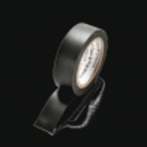 Trade Shop - Rotolo Nastro Pvc Isolante Isolato Nero 0.18mmx25mmx25metri Alta Adesività -