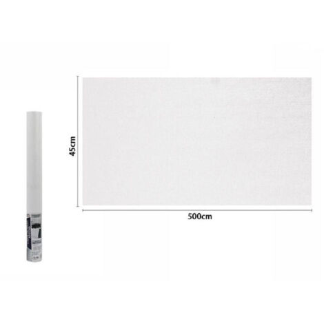 Trade Shop - Rotolo Pellicola Adesiva Grigio Chiaro 45 Cm X 5 Mt Mobili Carta Da Parati 71116 -