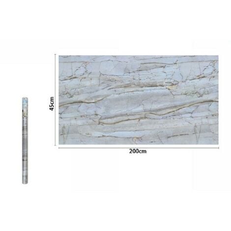 Venilia 53362 adesiva marmo, PVC, Grigio, 67,5 x 200 x 0,1 cm