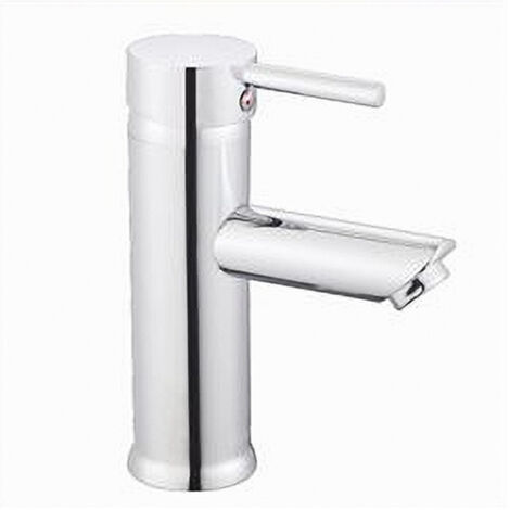 TRADE SHOP - Rubinetto Bagno Cromato Lucido Miscelatore Orientabile Lavabo A Canna Bassa 87386 -