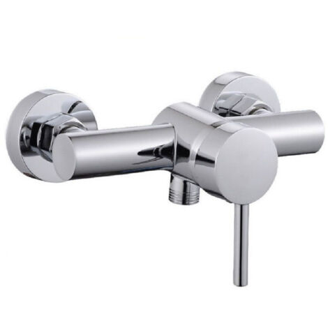 TRADE SHOP - Rubinetto Bagno Moderno Cromato Lucido Miscelatore Orientabile Cabina Doccia 87389 -