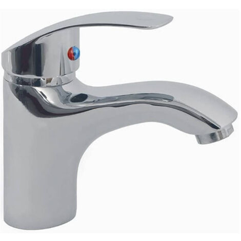 TRADE SHOP - Rubinetto Miscelatore Cromato Casa Bagno Lavabo Lavandino Kit Montaggio Jh-8061 -