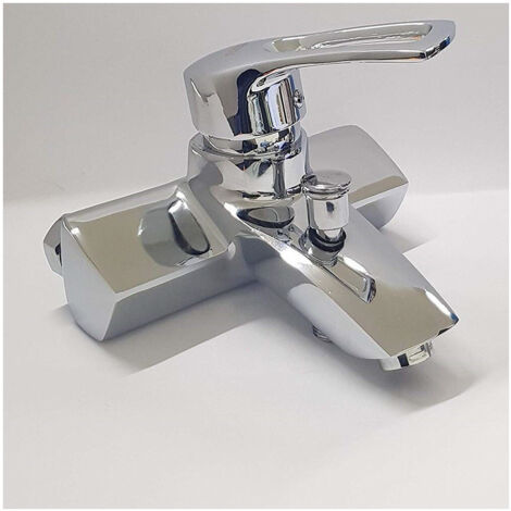 TRADE SHOP - Rubinetto Miscelatore Vasca  52950 Monocomando Monoforo Doccia Rubinetteria -