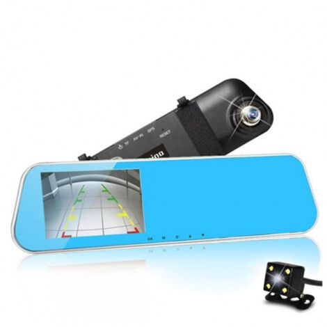 Trade Shop - RÜCKSPIEGEL DVR MONITOR HD 4,3" LCD AUTO RÜCKFAHRKAMERA -