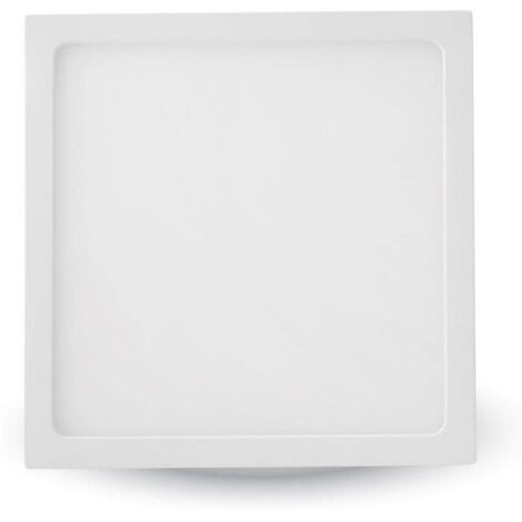Trade Shop - Runde oder quadratische LED-Deckenleuchte für Oberflächenpaneel, 25 W, warm/kalt, Natur -     Platz