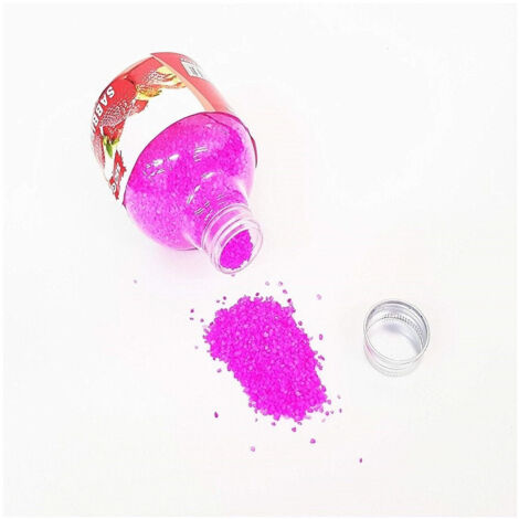 Trade Shop - Sabbia Profumata Decorativa Granulare 350gr Fragola Rosa Composizione Centrotavola -