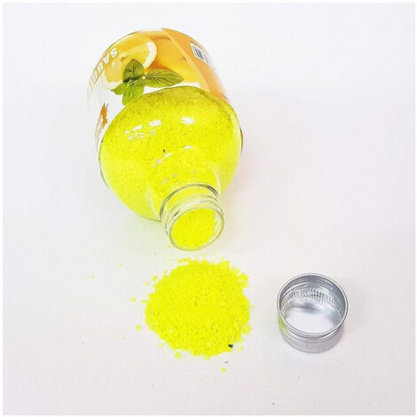 Trade Shop - Sabbia Profumata Decorativa Granulare 350gr Giallo Limone Composizione Centrotavola -