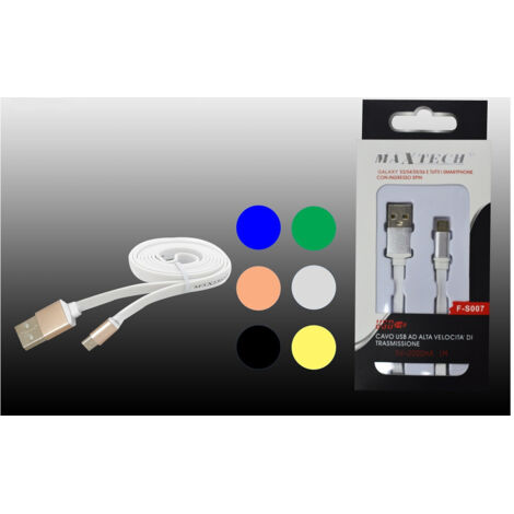 Trade Shop - Samsung Galaxy Micro Usb Caricadata Caricator Maxtech F-s007 -