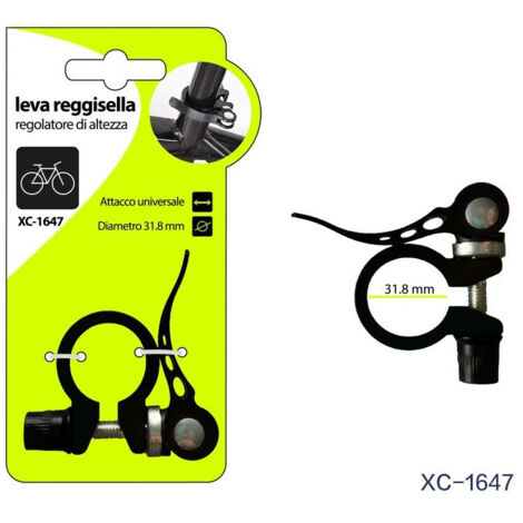 Trade Shop - SATTELSTÜTZENHEBEL MIT HÖHENVERSTELLER UNIVERSAL-FAHRRADHALTERUNG 31,8 MM XC-1647 -