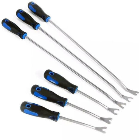 Trade Shop - SATZ 6 STÜCK HEBELVERKLEIDUNGSENTFERNER CLIPS AUTOVERKLEIDUNGEN STAHL 21136 -
