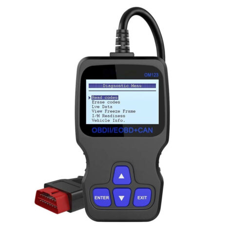 Trade Shop - Scanner Universale Diagnostico Auto Codice Scansione Lettore Om123 Obdii Eobd+can -