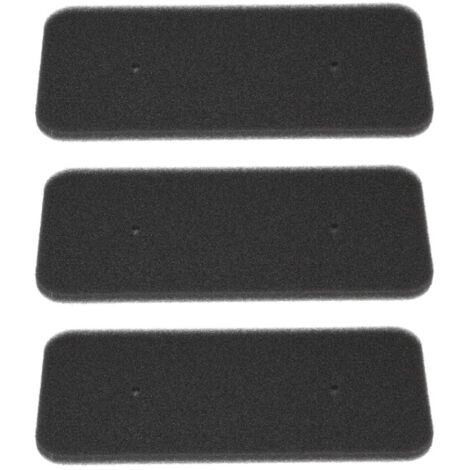 Trade-Shop Schaumstoff-Filter Filtermatte für Hoover DXWH9A2TCEX DXWHY9A2TKE DXWHY10A1TK DXWHY10A1TCE DXW4H7A1TCE DYC9713AX DYH9813NA1X GDXH9A2DKEX - 3 Stück
