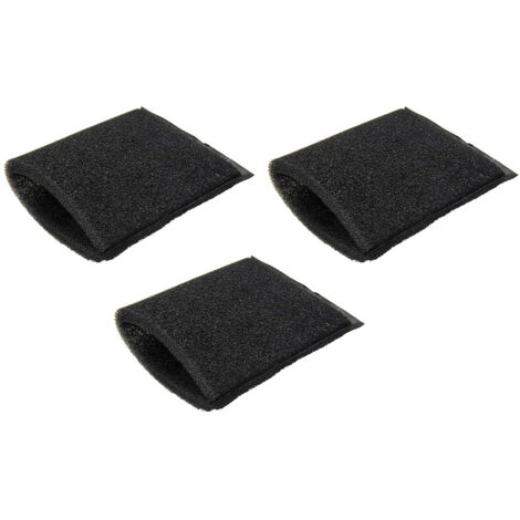 Trade-Shop Schaumstoff-Filter / Schaumfilter / Motorfilter / Staubsaugerfilter für viele Kärcher Staubsauger Nass-/Trockensauger wie A 1000 NT 27/1 - 3 Stück