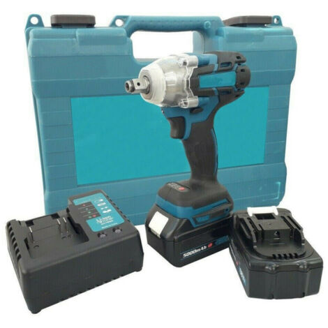 Trade Shop - SCHLAGSCHRAUBER SCHRAUBT BOLZEN AB AUTO WOHNWAGEN DOPPELBATTERIE 20 V 1/2" -