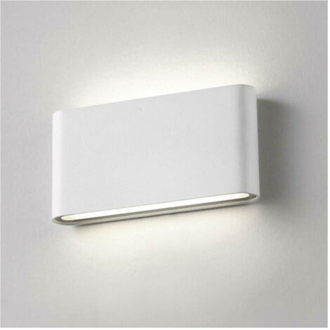 Trade Shop - SCHLANKE RECHTECKIGE LED-WANDLEUCHTE 16WATT WEISS KALT NATÜRLICH WEISS LICHT XC-9048 -