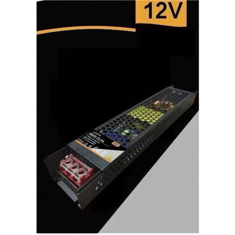 Trade Shop - SCHLANKES STABILISIERTES NETZTEIL 12V 300WATT SCHALTER LED-TRANSFORMATOR FHYLA300W12V -