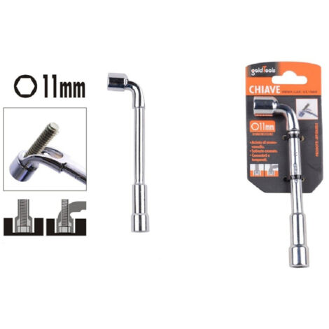 Trade Shop - SCHLÜSSEL, TYP L, 11-MM-SECHSKANTMUND, CHROM-VANADIUM-STAHL 91619-HARDWARE -