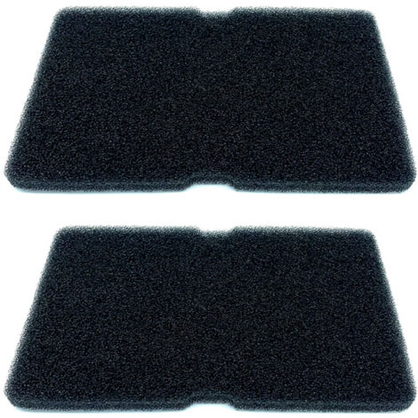 Trade-Shop Schwammfilter Filtermatte 240 x 155mm passend für viele Grundig, Elin, Essentielb, Oceania, Smeg Kondenstrockner Wäschetrockner - 2 Stück