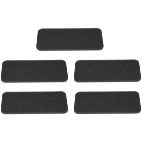 Trade-Shop Schwammfilter Filtermatte 275 x 125mm für Candy/Hoover 40006731 / Wärmepumpentrockner Kondenstrockner Wäschetrockner Ersatzteil - 5 Stück