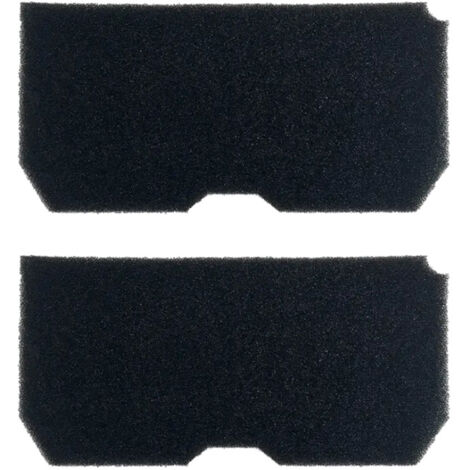 Trade-Shop Schwammfilter für Elektra Bregenz TKF3500 TKF3500C TKF3500S TKF7330A TKF7335A TKF7400S TKF7500C TKF7500S 7180681200 7180481200 7180681300 - 2 Stück