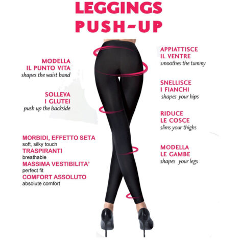 Trade Shop - SCHWARZ BLAU GRAU DAMEN LEGGINGS LEGGINGS -      Grau