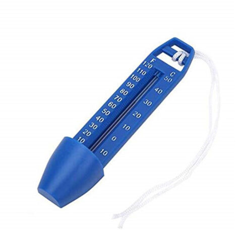 Trade Shop - SCHWIMMENDES THERMOMETER ZUR MESSUNG DER POOLWASSERTEMPERATUR MIT SEIL 42380 -