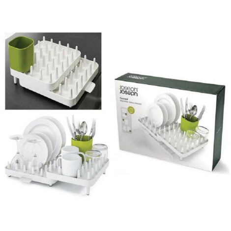 TRADE SHOP - Scolapiatti Multiuso Organizer Bicchieri Tazze Piatti Salva Spazio Cucina -