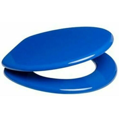 TRADE SHOP - Sedile Coprivaso Wc Water Copriwater Bagno In Pvc Universale Blu -