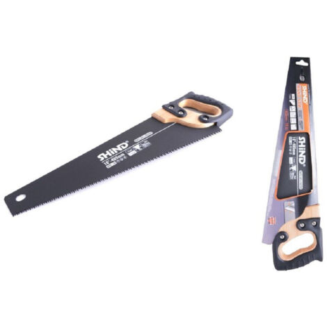 TRADE SHOP - Sega Segaccio Per Legno Plastica 16" 400mm Seghetto A Mano Maniglia Legno 94904 -
