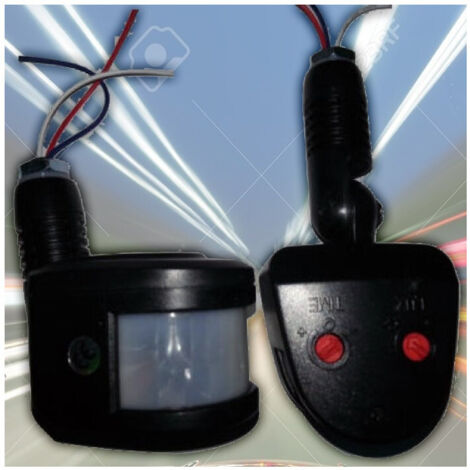 TRADE SHOP - Sensore Di Movimento Crepuscolare Ricambio Infrarossi Faro Led Sensori Faretto -