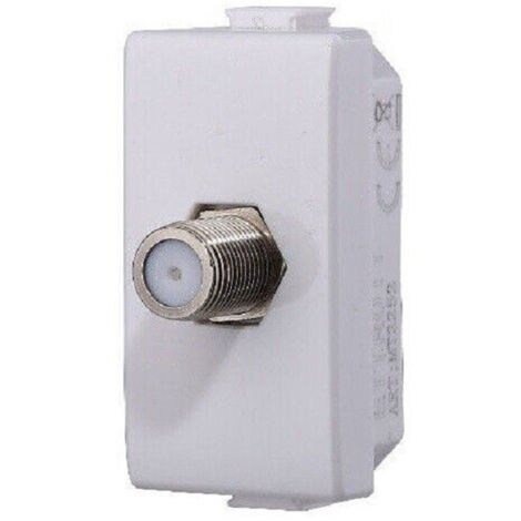 TRADE SHOP - Serie Bticino Frutti Matix Compatibile Presa Schuko Lan Pulsante Deviatore Usb -     Presa tv sat a vite