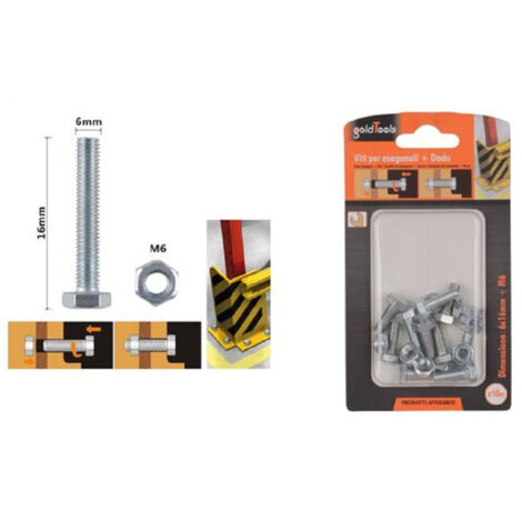 Trade Shop - SET 10 PZ VIEW FOR EXTERALTH 6X16MM MIT DAID M6 90914 -