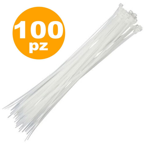 Trade Shop - Set 100 4.8x250mm Car Stretching Bands Blanco Transparente -