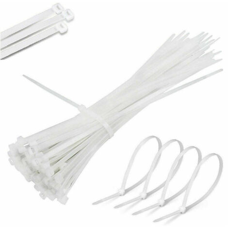 Trade Shop - SET 100 FASCET PLASTICS FÜR CABLAGGAGE 7,6X370MM STRINGS CAVO ETQ76370B -