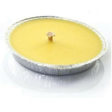 TRADE SHOP - Set 12 Pezzi Fiaccola In Allumino Citronella Ciotola Candela Anti Zanzare 14 Cm -