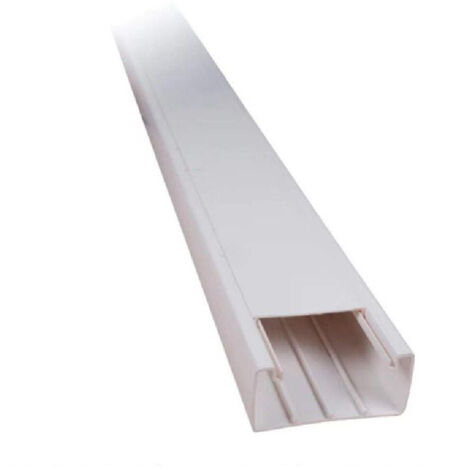 Trade Shop - SET 2 ELECTRISCHE KANALINE PASSACAVI PLASTIC 2MT 16X16MM AUTOADESIVA CT2 56216A -