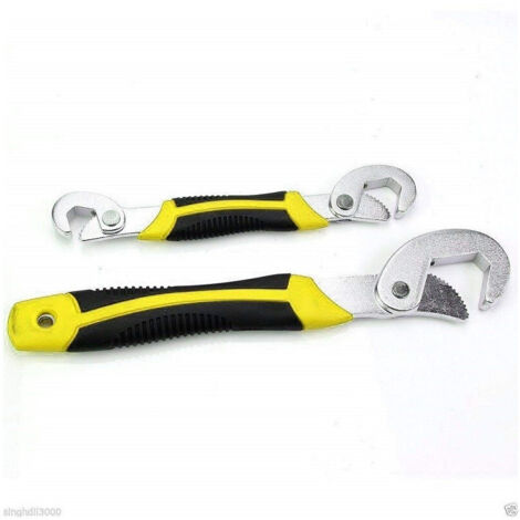 TRADE SHOP - Set 2 Pezzi Chiave Universale Per Dadi Bulloni 9-32 Mm Fai Da Te Multiuso -