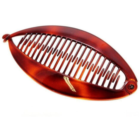TRADE SHOP - Set 2 Pezzi Fermacoda Pesce Maculato 14 Cm Capelli Ferma Coda Ferma Capelli -