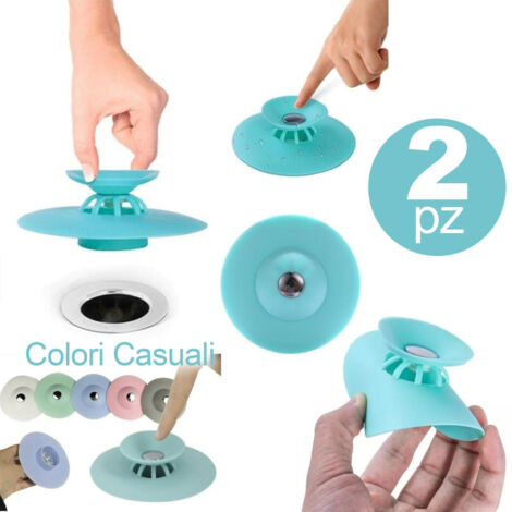 Trade Shop - SET 2 POP POP IN SILICONE 2IN1 FÜR LAVANDINO RETE CATTURA CAPELLELLELLI -