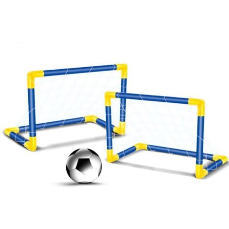 Porta da Calcio Gonfiabile Outdoor Toys con Pallone e Pompa di Gonfiaggio  53x53x75 cm per Bambini dai 4 anni in su