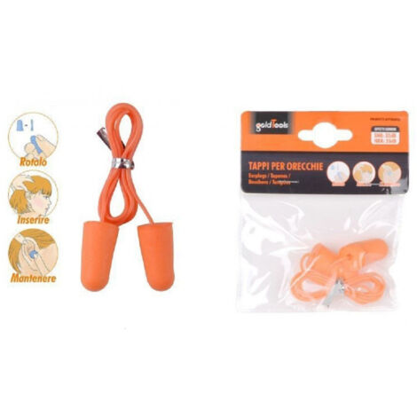Trade Shop - SET 2 STÜCK PAAR OHRSTÖPSEL GEHÖRSCHUTZ ARBEIT 32DB 90589 -