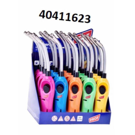 Trade Shop - Set 20pz Accendigas Accendini Accendifuoco Flessibile 26cm Ricaricabile 40411623 -
